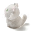 Flocky Resin Pendants RESI-E059-04C-2