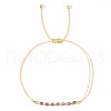 Bohemian Style Natural Amethyst Beads Braided Beads for Women Men OT8254-2-1