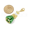 Angel Handmade Glass Seed Beaded & Acrylic Pendants Decorations HJEW-MZ00270-3