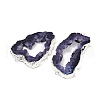 Dyed Natural Druzy Agate links G-R012-05S-02-2