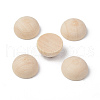 Unfinished Natural Wood Cabochons X-WOOD-R269-H-2