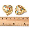 304 Stainless Steel Enamel Pendants STAS-D373-04G-3