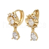 Brass Micro Pave Cubic Zirconia Dangle Hoop Earrings EJEW-L271-23KCG-03-1