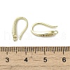 Brass Micro Pave Cubic Zirconia Earring Hooks KK-C048-14F-G-3