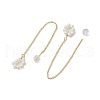 Mother's Day Jewellery Natural Pearl Ear Studs EJEW-P286-41G-2