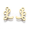 201 Stainless Steel Charms STAS-T044-217G-L-2