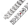 SHEGRACE Stainless Steel Panther Chain Watch Band Bracelets JB675A-5