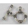 Tibetan Style Alloy Toggle Clasps X-LF0141Y-1
