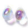 Electroplate Glass Charms X-GLAA-P049-C-3