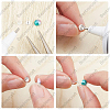 Beebeecraft 20Pcs 925 Sterling Silver Round Flat Pad Stud Earring Findings DIY-BBC0001-81-5