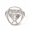 304 Stainless Steel Kite Adjustable Ring for Women RJEW-B027-21P-2