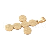 304 Stainless Steel Saint Benedict Medal Cross Pendants STAS-F012-12G-2