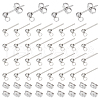 Unicraftale 304 Stainless Steel Stud Earring Findings STAS-UN0015-57A-1