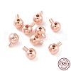 925 Sterling Silver Beads STER-D035-02RG-4