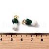 Brass Enamel Pendants KK-A252-13A-G-3