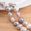 Mother's Day Jewellery Natural Pearl Nuggets Beaded Necklace NJEW-P126-B-01B-01-2