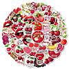 50Pcs Cartoon Cherry Paper Stickers STIC-C012-15-1