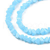Imitation Jade Glass Beads Strands GLAA-N052-01-B01-3