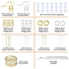 DIY Brass Earring Hooks Jewelry Making Finding Kit DIY-YW0008-63-3