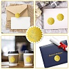 12 Sheets Self Adhesive Gold Foil Embossed Stickers DIY-WH0451-048-4