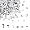   90pcs 6 Styles 925 Sterling Silver Tube Beads STER-PH0002-54-1