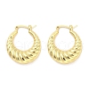 Brass Hoop Earrings EJEW-M260-03G-1