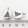 Tibetan Style Alloy Pendants TIBEP-Q078-28AS-NR-3