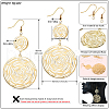 Hollow Rose Alloy Dangle Earrings FS-WGFEEC3-01-2