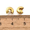 304 Stainless Steel Crimp Beads Covers STAS-P239-34G-05-3