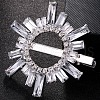 Sunflower Brass Alligator Hair Clips PW-WG16307-02-1