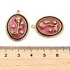 304 Stainless Steel Enamel  Pendants STAS-B084-07G-01-3