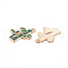 Alloy Enamel Pendants ENAM-T016-04KC-RS-3