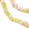 Gradient Color Electroplate Glass Bead Strands GLAA-E042-02D-3