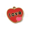 304 Stainless Steel Enamel Charms STAS-P388-19F-G-1