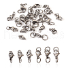 30Pcs 6 Styles 304 Stainless Steel Lobster Claw Clasps STAS-TA0001-83P-1