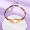 304 Stainless Steel Multi-strand Bracelets BJEW-A036-07G-2