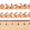 Electroplate Glass Beads Strands EGLA-T021-11C-4