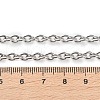 304 Stainless Steel Cable Chain Necklaces for Women Men STAS-M102-69P-5