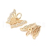 Brass Micro Pave Cubic Zirconia Pendants KK-B133-05G-03-2