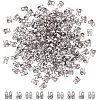 Unicraftale 304 Stainless Steel Smooth Surface Bead Tips STAS-UN0001-51P-1