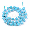 Natural Quartz Beads Strands X-G-R482-09-8mm-1-2