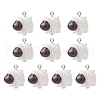 Opaque Resin Pendants RESI-YW0001-40-1