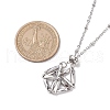 Non-Tarnish 3Pcs 3 Styles 304 Stainless Steel Necklace Makings NJEW-JN04899-01-5