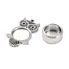 304 Stainless Stee Locket Pendants STAS-S132-10P-02-2