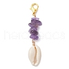Shell Pendent Decorations HJEW-JM01333-3