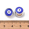 CCB Plastic Enamel European Beads CCB-G018-02B-2