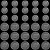 Gorgecraft 80Pcs 2 Style PVC Anti Slip Pads for Glass Table Top KY-GF0001-46-7