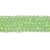 Imitation Jade Electroplate Glass Beads Strands GLAA-F029-J4mm-D01-1