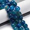 Natural Agate(Dyed & Heated) Beads Strands G-K390-A17-01-1
