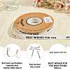 30 Yards Cotton BEST WISHES FOR YOU Word Printed Ribbon OCOR-WH0086-87D-4